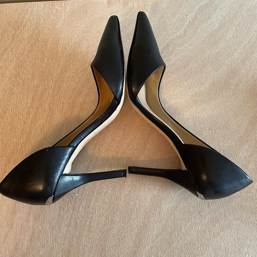 Michael Kors D'Orsay Pointed Toe Pumps - Picture 7 of 11
